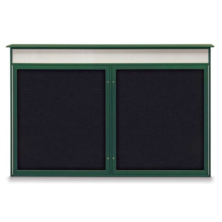United Visual Products Open Faced Traditional Rounded Corkboard UV647ARC-GOLD-AMETHY